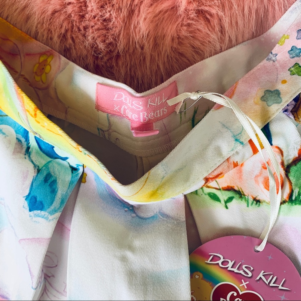 New Care Bears x Dolls Kill Mini Pleated Skirt - Picture 5 of 9